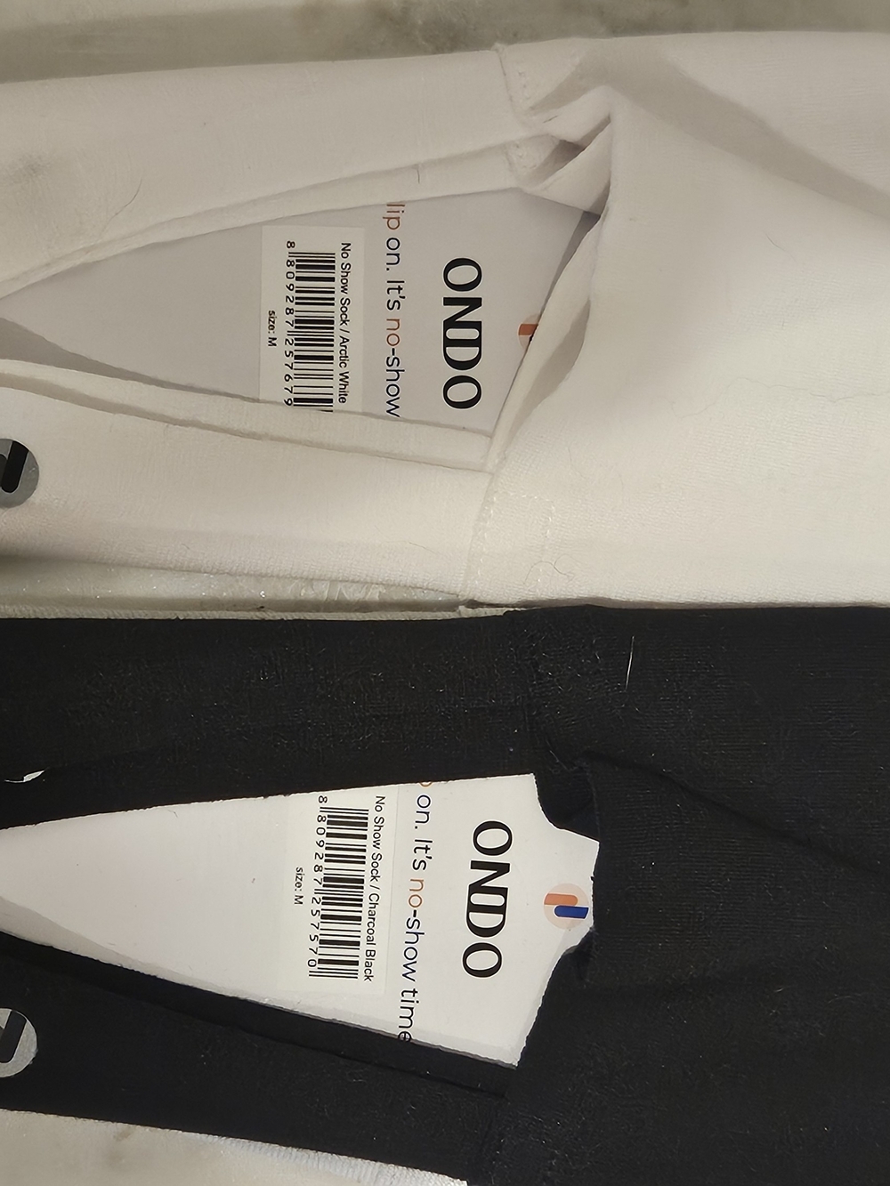 ONDO No-Show Sock Trio - Black, Gray, White NWT - Picture 13 of 16